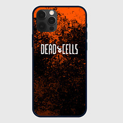 Чехол для iPhone 12 Pro Dead Cells брызги красок текстура, цвет: 3D-черный