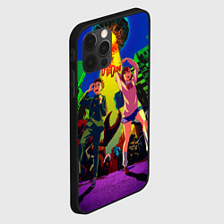 Чехол для iPhone 12 Pro Dandadan: Момо и Кэн, цвет: 3D-черный — фото 2