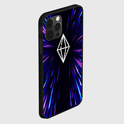 Чехол для iPhone 12 Pro The Sims neon energy, цвет: 3D-черный — фото 2