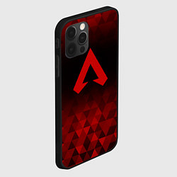 Чехол для iPhone 12 Pro Apex Legends red poly, цвет: 3D-черный — фото 2