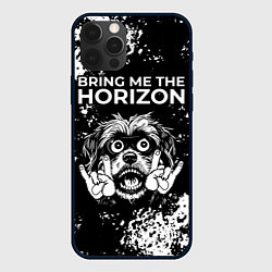 Чехол для iPhone 12 Pro Bring Me the Horizon рок пес, цвет: 3D-черный