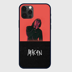Чехол для iPhone 12 Pro Macan - Singer, цвет: 3D-черный