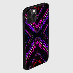 Чехол для iPhone 12 Pro Marshmello geometry neon, цвет: 3D-черный — фото 2