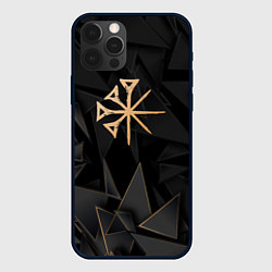 Чехол для iPhone 12 Pro Nightwish golden poly, цвет: 3D-черный