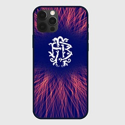 Чехол для iPhone 12 Pro Nickelback red energy, цвет: 3D-черный