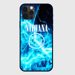 Чехол для iPhone 12 Pro Nirvana electro, цвет: 3D-черный