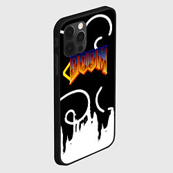 Чехол для iPhone 12 Pro Doom game pattern, цвет: 3D-черный — фото 2