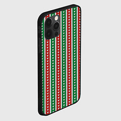 Чехол для iPhone 12 Pro Knitted pattern, цвет: 3D-черный — фото 2