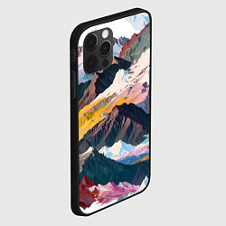 Чехол для iPhone 12 Pro Искусство гор, цвет: 3D-черный — фото 2
