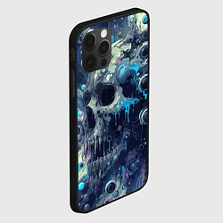 Чехол для iPhone 12 Pro Vanguard compozition with skull - ai art fantasy, цвет: 3D-черный — фото 2