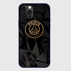 Чехол для iPhone 12 Pro PSG golden poly, цвет: 3D-черный