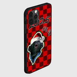 Чехол для iPhone 12 Pro Новогодняя обезьяна oh, no, цвет: 3D-черный — фото 2