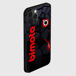 Чехол для iPhone 12 Pro Bimoto - плиты с эффектом свечения, цвет: 3D-черный — фото 2