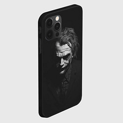 Чехол для iPhone 12 Pro Хит Леджер - Джокер, цвет: 3D-черный — фото 2