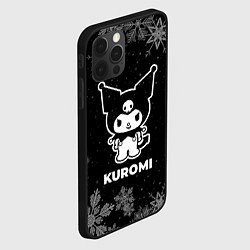 Чехол для iPhone 12 Pro Снежный Kuromi, цвет: 3D-черный — фото 2