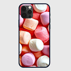 Чехол для iPhone 12 Pro Маршмэллоу, цвет: 3D-черный