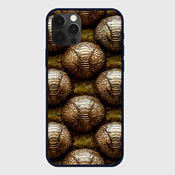 Чехол для iPhone 12 Pro Броненосцы, цвет: 3D-черный