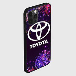 Чехол для iPhone 12 Pro Праздничный Toyota, цвет: 3D-черный — фото 2