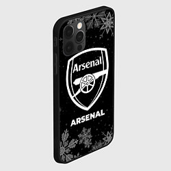 Чехол для iPhone 12 Pro Снежный Arsenal, цвет: 3D-черный — фото 2