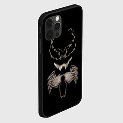 Чехол для iPhone 12 Pro Venom in the dark, цвет: 3D-черный — фото 2