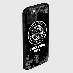 Чехол для iPhone 12 Pro Снежный Leicester City, цвет: 3D-черный — фото 2