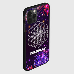 Чехол для iPhone 12 Pro Праздничный Coldplay, цвет: 3D-черный — фото 2