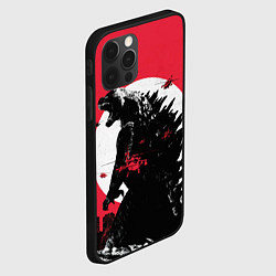 Чехол для iPhone 12 Pro Godzilla destroys the city, цвет: 3D-черный — фото 2