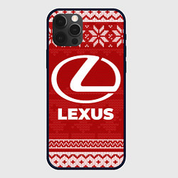 Чехол для iPhone 12 Pro Новогодний Lexus, цвет: 3D-черный