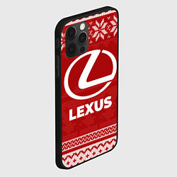 Чехол для iPhone 12 Pro Новогодний Lexus, цвет: 3D-черный — фото 2