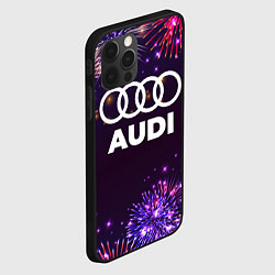 Чехол для iPhone 12 Pro Праздничный Audi, цвет: 3D-черный — фото 2