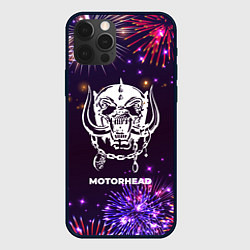 Чехол для iPhone 12 Pro Праздничный Motorhead Skull, цвет: 3D-черный