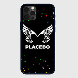 Чехол для iPhone 12 Pro Placebo конфети, цвет: 3D-черный