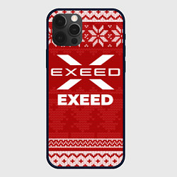 Чехол для iPhone 12 Pro Новогодний Exeed, цвет: 3D-черный