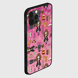 Чехол для iPhone 12 Pro Паттерн с Гермионой из Гарри Поттер, цвет: 3D-черный — фото 2