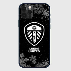Чехол для iPhone 12 Pro Снежный Leeds United, цвет: 3D-черный