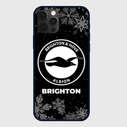 Чехол для iPhone 12 Pro Снежный Brighton, цвет: 3D-черный