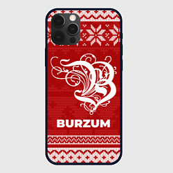 Чехол для iPhone 12 Pro Новогодний Burzum, цвет: 3D-черный