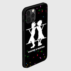 Чехол для iPhone 12 Pro Hunter x Hunter конфети, цвет: 3D-черный — фото 2