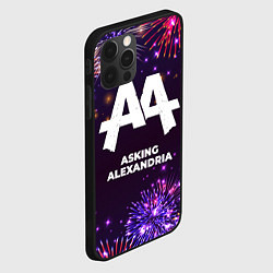 Чехол для iPhone 12 Pro Праздничный Asking Alexandria, цвет: 3D-черный — фото 2