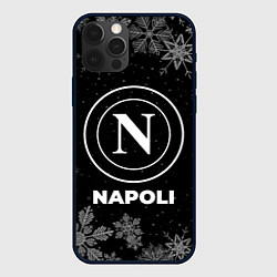 Чехол для iPhone 12 Pro Снежный Napoli, цвет: 3D-черный