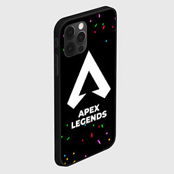 Чехол для iPhone 12 Pro Apex Legends конфети, цвет: 3D-черный — фото 2