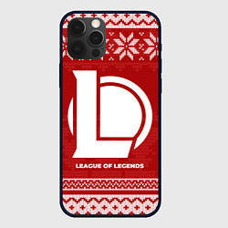 Чехол для iPhone 12 Pro Новогодний League of Legends, цвет: 3D-черный