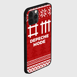 Чехол для iPhone 12 Pro Новогодний Depeche Mode, цвет: 3D-черный — фото 2