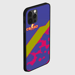 Чехол для iPhone 12 Pro Counter strike camo line, цвет: 3D-черный — фото 2