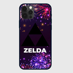 Чехол для iPhone 12 Pro Праздничный Zelda, цвет: 3D-черный