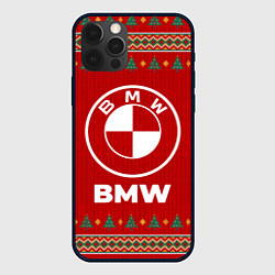 Чехол для iPhone 12 Pro BMW new year, цвет: 3D-черный