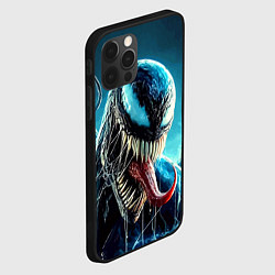 Чехол для iPhone 12 Pro Venom in metropolis - ai art neon fantasy, цвет: 3D-черный — фото 2