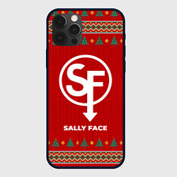 Чехол для iPhone 12 Pro Sally Face new year, цвет: 3D-черный