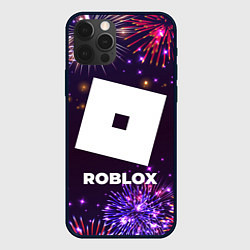 Чехол для iPhone 12 Pro Праздничный Roblox, цвет: 3D-черный