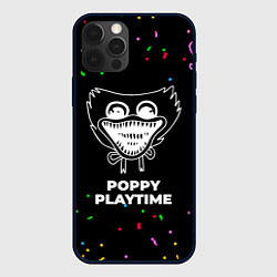 Чехол для iPhone 12 Pro Poppy Playtime конфети, цвет: 3D-черный